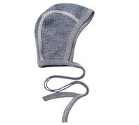 Cosilana, Baby Häubchen/Mütze, 45% KBA Baumwolle, 35% kbT Wolle, 20% Seide (62-68, Marine Melange)