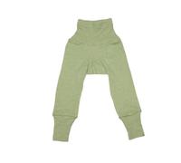 Cosilana Baby Hose mit Bund Bio Baumwolle kbT Wolle Seide Gruen Meliert 50/56