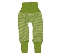 Cosilana Schlupf-Babyhose mit Bund aus Bio-Wolle/Seide geringelt Rot Größe 86/92