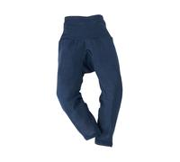 Cosilana Baby Hose mit Kratzschutz Wolle Seide blau Gr.50/56