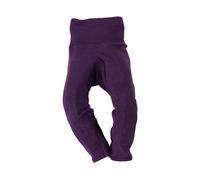 Cosilana Baby Hose mit Kratzschutz Wolle Seide lila Gr.62/68
