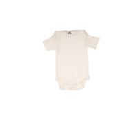 Cosilana Baby Kurzarm-Body aus Bio Wolle / Seide Größe: 62/68, uni natur 62/68
