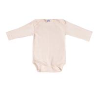 Cosilana Baby Langarm-Body aus Bio Wolle / Seide 74/80 Uni Natur