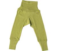 Cosilana, Baby Nabelbundhose/Hose, 70% Wolle, 30% Seide (Grün, 74-80)