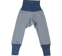 Cosilana, Baby Nabelbundhose/Hose, 70% Wolle, 30% Seide (Marine/Natur, 98-104)