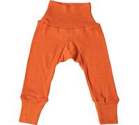Cosilana, Baby Nabelbundhose/Hose, 70% Wolle, 30% Seide (Orange, 98-104)