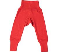 Cosilana, Baby Nabelbundhose/Hose, 70% Wolle, 30% Seide (Rot, 74-80)