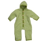 Cosilana Baby Overall aus Wollfleece kbT (74/80, Lindengrün-Melange)