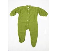 Cosilana Baby Schlafanzug 1-tlg mit Fuss Woll-Frottee Gruen 116