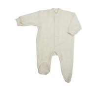 Cosilana Baby Schlafanzug 1-tlg mit Fuss Woll-Frottee Natur 104