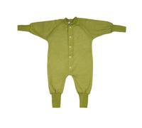 Cosilana Baby Schlafanzug 1-tlg ohne Fuss Woll-Frottee Gruen 68