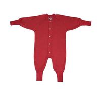 Cosilana Baby Schlafanzug 1-tlg ohne Fuss Woll-Frottee Rot 104