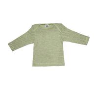 Cosilana Baby Schlupfhemd Bio Baumwolle kbT Wolle Seide Gruen Pflaume Natur 50/56