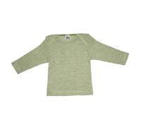 Cosilana Baby Schlupfhemd Bio Baumwolle kbT Wolle Seide Gruen Pflaume Natur 62/68