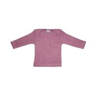 Cosilana Baby Schlupfhemd Bio Baumwolle kbT Wolle Seide Weinrot Meliert 86/92