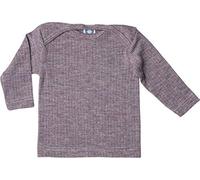 Cosilana, Baby Schlupfhemd Langarm, 45% KBA Baumwolle 35% kbT Wolle, 20% Seide (Pflaume Meliert, Gr 98-104)