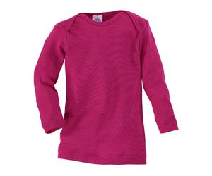 Cosilana Baby und Kinder Schlupfhemd Langarm Wolle Seide pink Gr.98/104