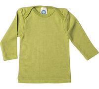 Cosilana Baby-Unterhemd Langarm – 70% Wolle/30% Seide – Grün 62-68
