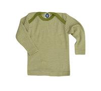 Cosilana Kinder Schlupfhemd, in versch. Größen und Farben 86/92 Grün geringelt