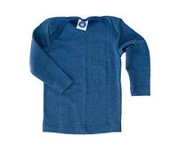 Cosilana Baby-Schlupfhemd, langarm(50/56,71 Wolle/Seide,08 marine)