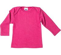 Cosilana, Baby Unterhemd Langarm, 70% Wolle 30% Seide (Pink, 62-68)