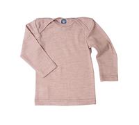 Cosilana, Baby Unterhemd Langarm, 70% Wolle 30% Seide (Rosa, 86-92)