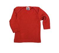 Cosilana Baby-Schlupfhemd, langarm (Größe: 74/80 / Qualität: Wolle/Seide / Farbe: 04 rot)