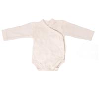 Cosilana Baby Wickelbody Langarm Wolle Seide natur Gr.62/68