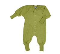 Cosilana Baby Schlafanzug 1-tlg ohne Fuss Woll-Frottee 80 Gruen