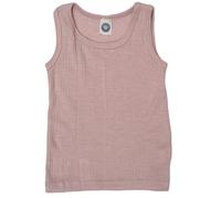 Cosilana, Kinder Achselhemd/Top, 45% KBA Baumwolle, 35% kbT Wolle, 20% Seide (140, Pink Meliert)