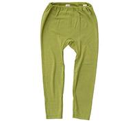 Cosilana, Kinder Leggings 70% Wolle 30% Seide (116, Grün Uni)
