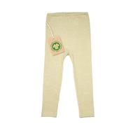 Cosilana, Kinder Leggings/Lange Unterhose, 45% KBA Baumwolle, 35% kbT Wolle, 20% Seide (104, Grün Meliert)