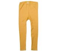 Cosilana, Kinder Leggings/Lange Unterhose, 45% KBA Baumwolle, 35% kbT Wolle, 20% Seide (128, Gelb Melange)