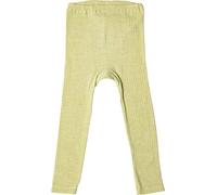 Cosilana Kinder-Leggings (Qualität: Baumwolle-Wolle/Seide / Farbe: 021 grün meliert / Größe: 128)