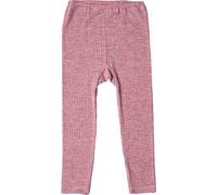 Cosilana Kinder-Leggings (Qualität: Baumwolle-Wolle/Seide / Farbe: 039 weinrot meliert / Größe: 140)