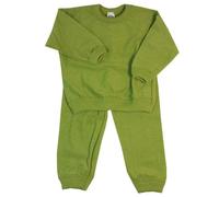 Cosilana Kinder Schlafanzug Woll-Frottee kbT Gruen 152