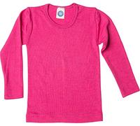 Cosilana, Kinder Unterhemd Langarm, 70% Wolle (kbT), 30% Seide (PEP-pink, 140)