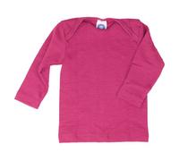 Cosilana Kinder Unterhemd Langarm kbT Wolle Seide Pink 104