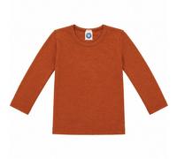 Cosilana Kinder Unterhemd Langarm Schurwolle (kbT) Seide Orange 152
