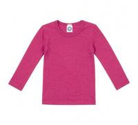 Cosilana Kinder Unterhemd Langarm Schurwolle (kbT) Seide Pink 104