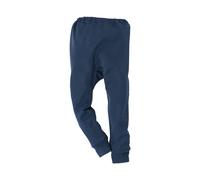 Cosilana Kinder Unterhose langes Bein Wolle Seide blau Gr.128