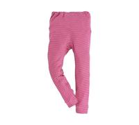 Cosilana Kinder Unterhose langes Bein Wolle Seide pink-geringelt Gr.116