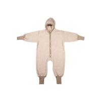 Cosilana Kleinkinder Fleece Overall kbT Schurwolle Bio Baumwolle Lattemacchiatio Melange 86/92