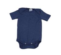 Cosilana Baby Body kurzarm 70% Wolle (kbT) 30% Seide, in versch. Farben und Größen 74/80 Marine