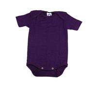 Cosilana Kurzarm-Body GOTS Wolle/Seide 70%/30% Bio kbT Grün 86/92