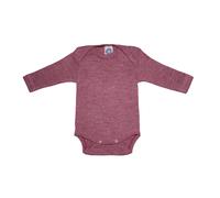 Cosilana Baby Body langarm 50/56 Weinrot meliert