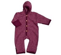 Cosilana Overall mit Kapuze und Umschlag (Größe: 62/68 / Farbe: Wolle/Baumwolle-Fleece 139)