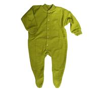 Cosilana Baby Schlafanzug 1-tlg mit Fuss Woll-Frottee 104 Gruen