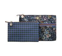Cosmetic Bag Combi Tutti i Fiori Blue 26x18x7.5cm/22x13x1cm