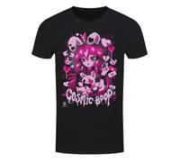 Cosmic Boop Love Letters Herren-T-Shirt, Schwarz, Schwarz , S